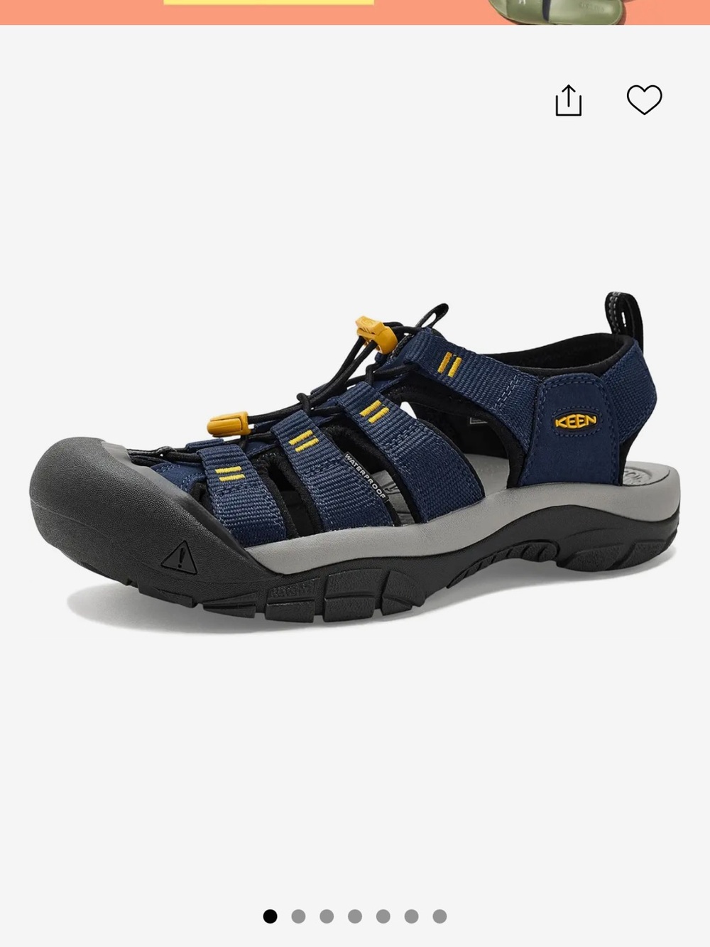 KEEN Navy Men's Newport sandals 5